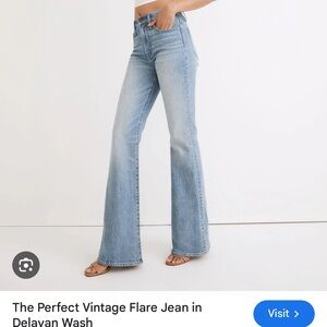 Madewell Perfect Vintage Flare Jean